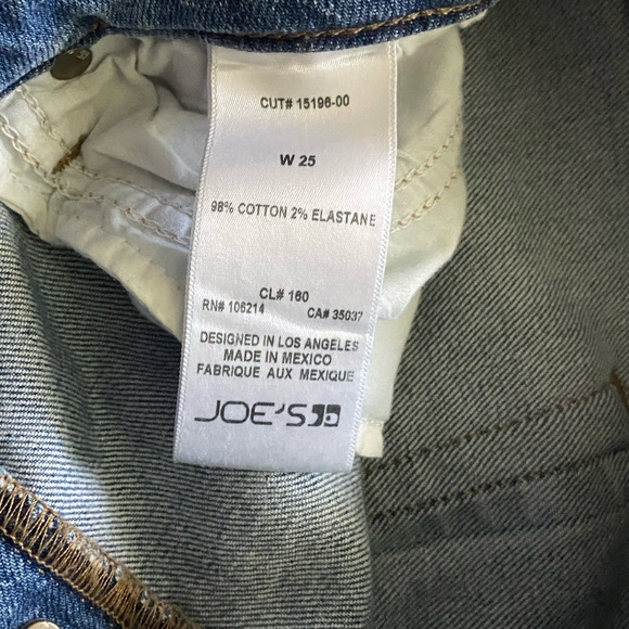 Joe’s Jeans | Denim asymmetrical distressed jean mini skirt - Picture 8 of 8